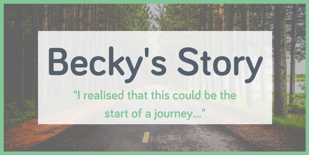 Becky's Wellspring counselling journey