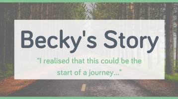 Becky's Wellspring counselling journey